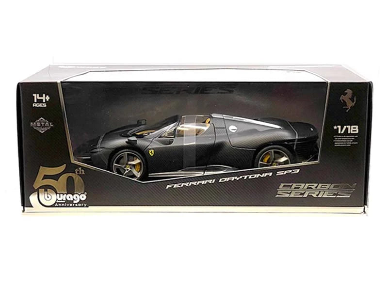 Ferrari Daytona SP3 Carbon Series 50th Anniversary – Bburago 1:18 Diecast