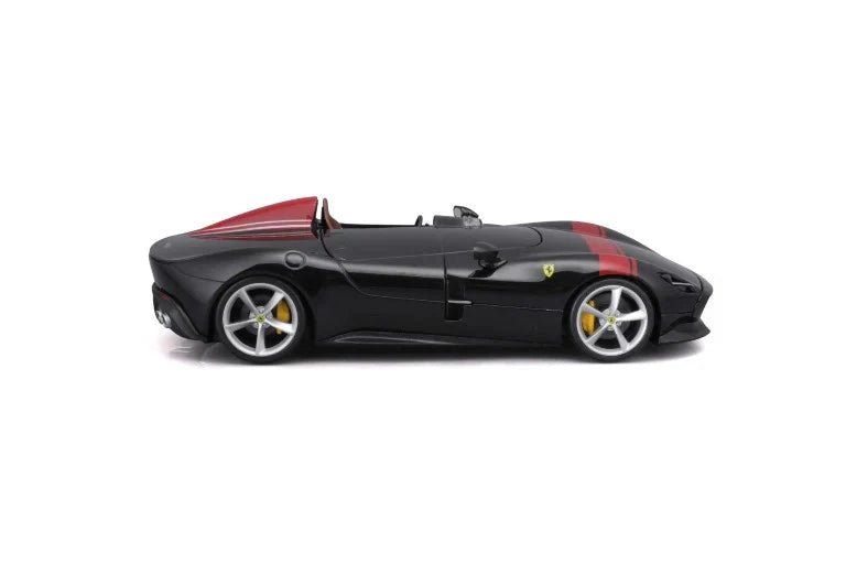 Ferrari Monza SP1 - Black (Race and Play) Diecast 1:24 Scale Model - Bburago 26027BK