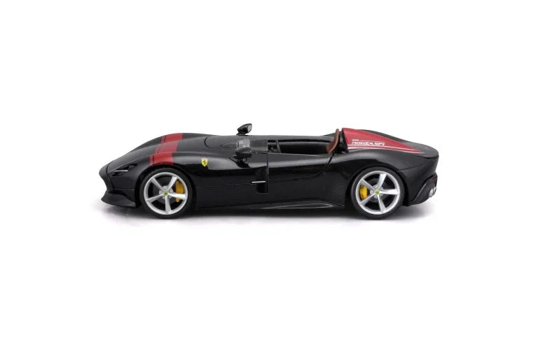 Ferrari Monza SP1 - Black (Race and Play) Diecast 1:24 Scale Model - Bburago 26027BK