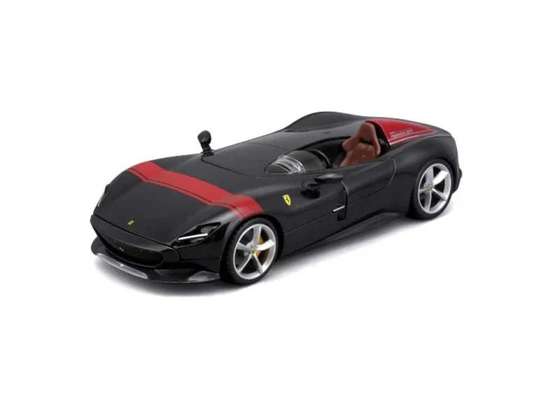 Ferrari Monza SP1 - Black (Race and Play) Diecast 1:24 Scale Model - Bburago 26027BK