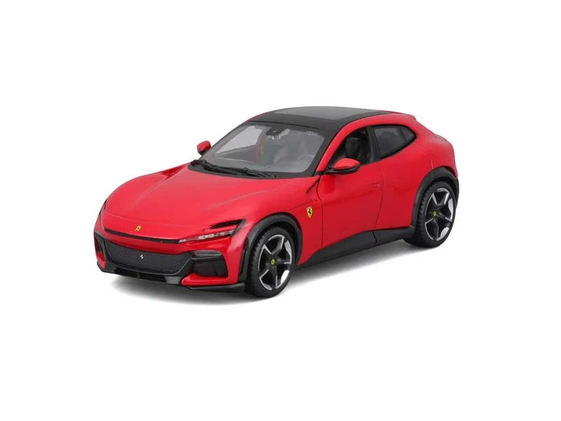 Ferrari Purosangue - Red (Race and Play) Diecast 1:24 Scale Model - Bburago 26030RD