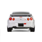 1999 Nissan Skyline V-Spec R34 Sonic Silver GreenLight 1:64 diecast model - image 7