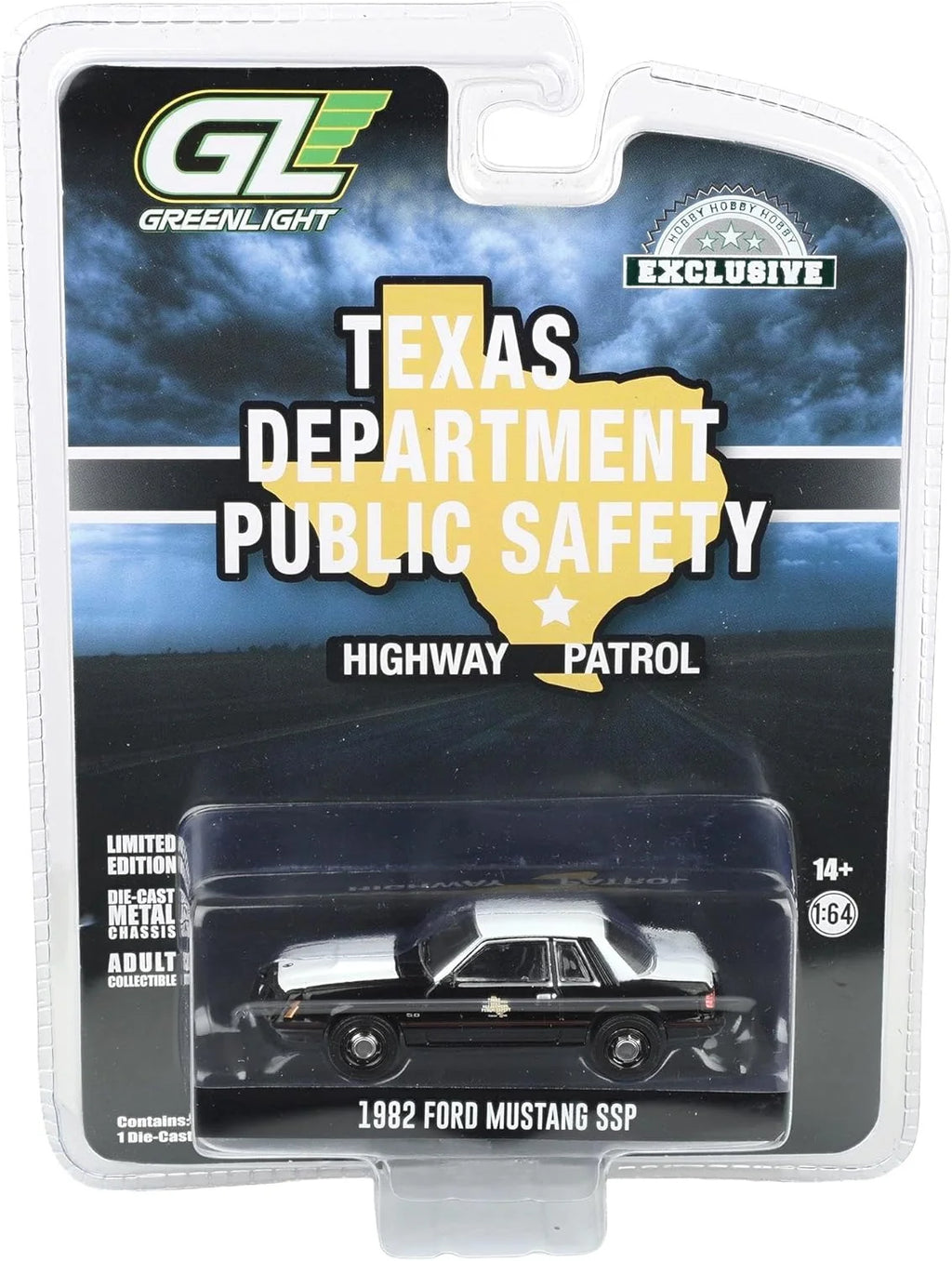 1982 Ford Mustang SSP – Texas DPS – GreenLight 1:64