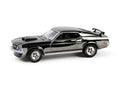 1969 Ford Mustang BOSS 429 Silver Chrome Edition John Wick GreenLight 1:64 - 30557