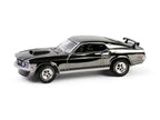 1969 Ford Mustang BOSS 429 Silver Chrome Edition John Wick GreenLight 1:64 - 30557