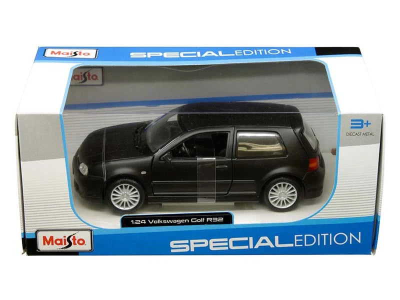 Volkswagen Golf R32 Matte Black – Maisto 1:24 Diecast
