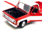 1974 Chevrolet C10 Cheyenne Super Red/White – Maisto 1:18 Diecast