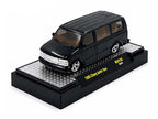 1995 Chevrolet Astro Van Custom Slow & Low Black 1:64 M2 Machines