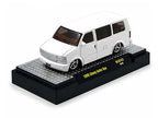 1995 Chevrolet Astro Van Custom Slow & Low White M2 Machines 1:64 - 31500-MJS103