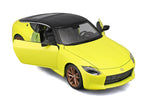 2023 Nissan Z Yellow with Black Roof – Maisto 1:24 Diecast