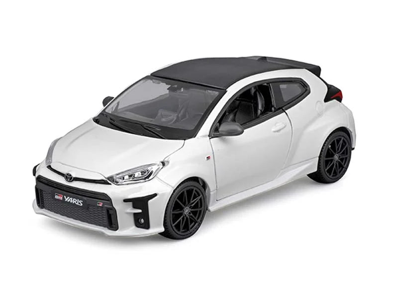 2021 Toyota GR Yaris White – Maisto 1:24 Diecast