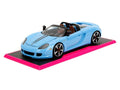 2005 Porsche Carrera GT Light Blue Pink Slips – Jada 1:24 Diecast