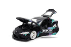 2020 Toyota GR Supra HKS Black Green JDM Tuners Jada 1:24 - 37023