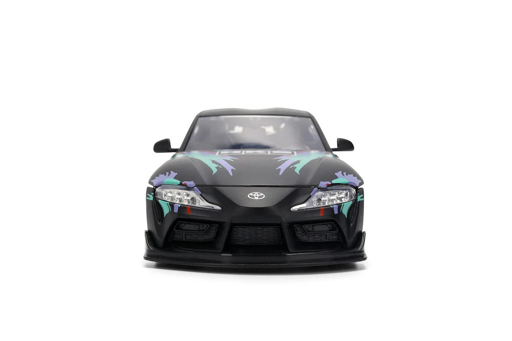 2020 Toyota GR Supra HKS Black Green JDM Tuners Jada 1:24 - 37023