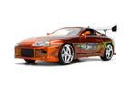 Brian's 1995 Toyota Supra Orange Fast & Furious 25th Anniversary Jada 1:24 - 37703