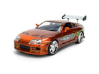 Brian's 1995 Toyota Supra Orange Fast & Furious 25th Anniversary Jada 1:24 - 37703
