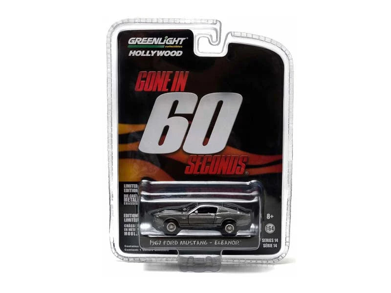 1967 Ford Mustang Shelby GT500 Eleanor Gone in Sixty Seconds GreenLight 1:64 - 44742