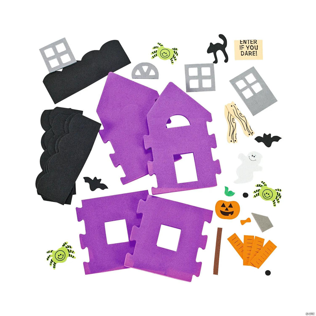 3D Haunted House Foam Craft Kit