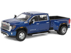 2022 GMC Sierra 3500 Denali Dually Pacific Blue Karson Exclusive 1:64 - 51704A