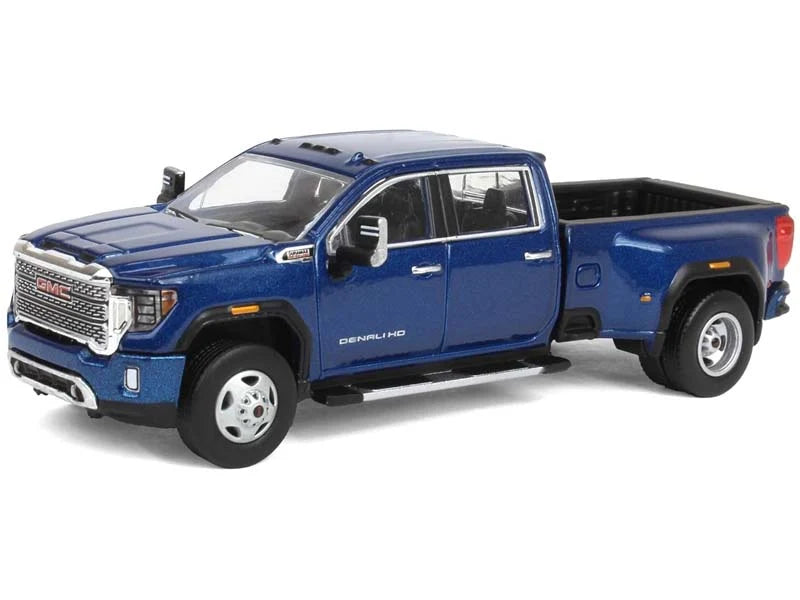 2022 GMC Sierra 3500 Denali Dually Pacific Blue Karson Exclusive 1:64 - 51704A