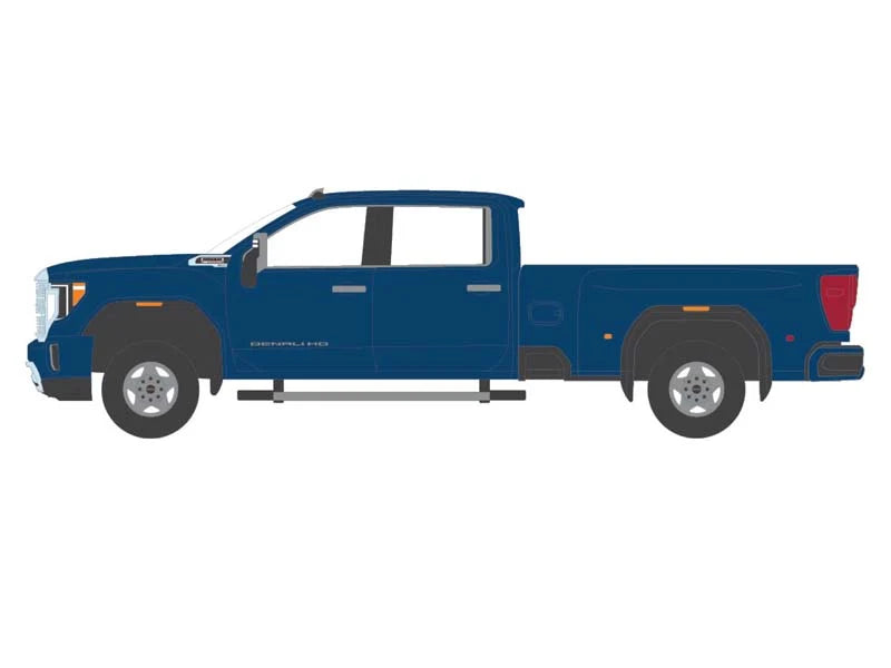 2022 GMC Sierra 3500 Denali Dually Pacific Blue Karson Exclusive 1:64 - 51704A