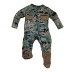 Marine Woodland Baby Uniform Crawler with Boots