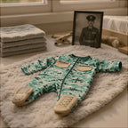 Marine Woodland Baby Uniform Crawler with Boots