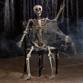 5 Ft. Life-Size Posable Plastic Skeleton Halloween Decoration