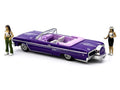 1964 Chevrolet Impala SS Convertible Lowrider Metallic Purple M2 Machines 1:64 - 67500-MJS02
