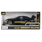 BMW M4 GT3 Black with Gold Stripes Midnight Eclipse