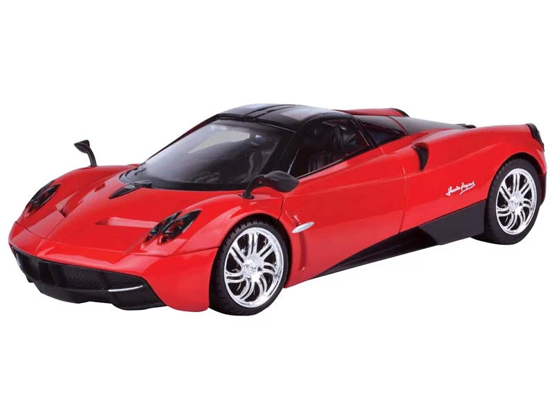 Pagani Huayra Red with Chrome Wheels