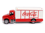 Coca-Cola Beverage Truck Red & White Diecast 1:87 HO Scale Model - Motorcity Classics 870001