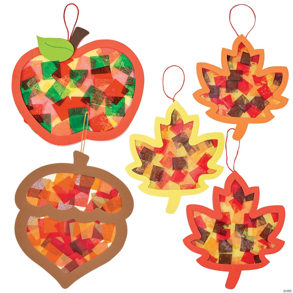 Fall Tissue Paper Sign Craft Kit Assortment