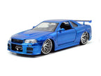 Brian’s 2002 Nissan Skyline GT-R R34 – Fast & Furious – Jada 1:24