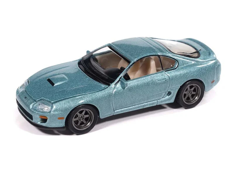 1998 Toyota Supra Caribbean Green Auto World 1:64 - AWSP209B