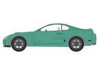 1998 Toyota Supra Caribbean Green Auto World 1:64 - AWSP209B