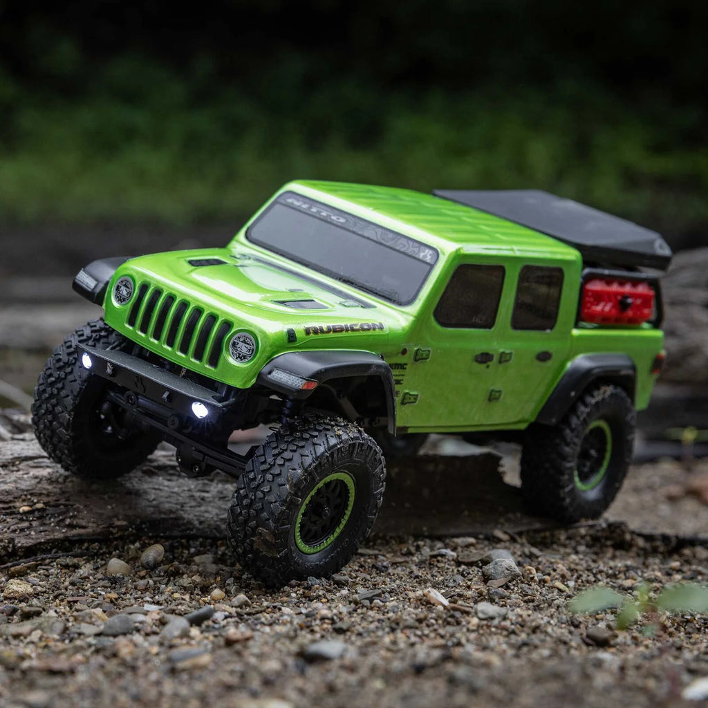 Axial SCX24 Jeep JT Gladiator 4X4 RTR RC Rock Crawler – Green – 1:24
