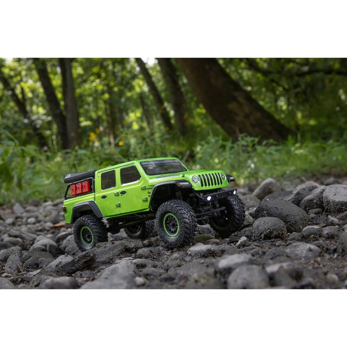 Axial SCX24 Jeep JT Gladiator 4X4 RTR RC Rock Crawler – Green – 1:24