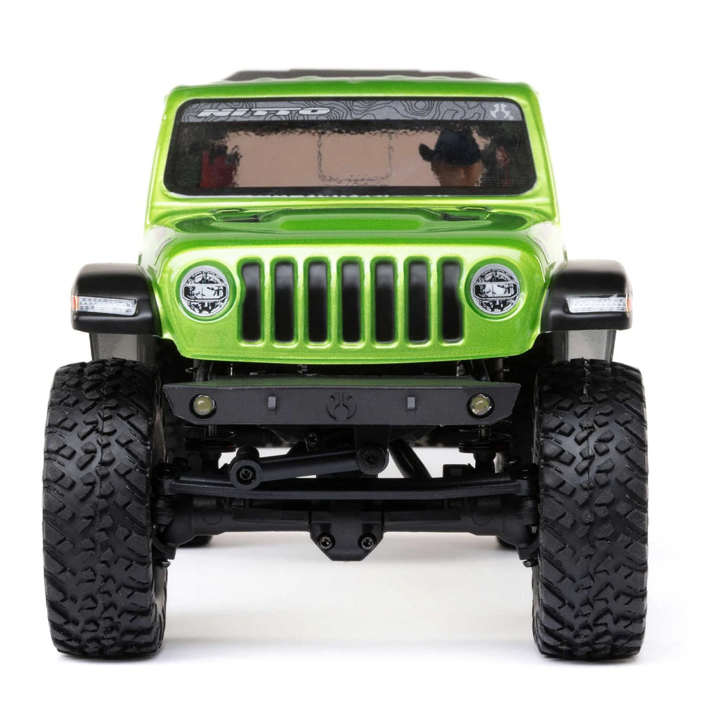 Axial SCX24 Jeep JT Gladiator 4X4 RTR RC Rock Crawler – Green – 1:24
