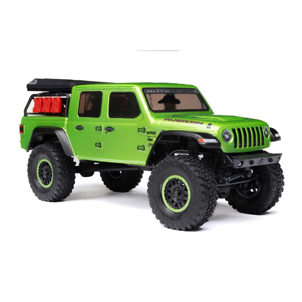 Axial SCX24 Jeep JT Gladiator 4X4 RTR RC Rock Crawler – Green – 1:24