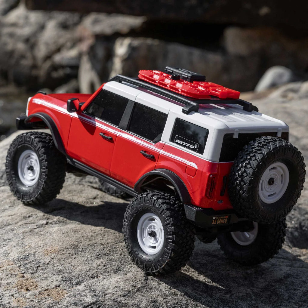 Axial SCX24 Ford Bronco Heritage Edition 4X4 RTR RC – Red – 1:24