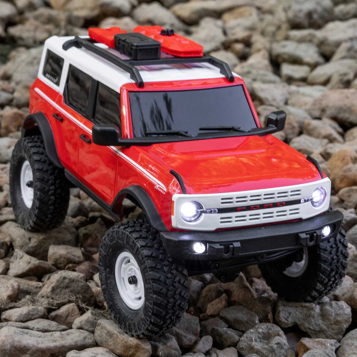 Axial SCX24 Ford Bronco Heritage Edition 4X4 RTR RC – Red – 1:24