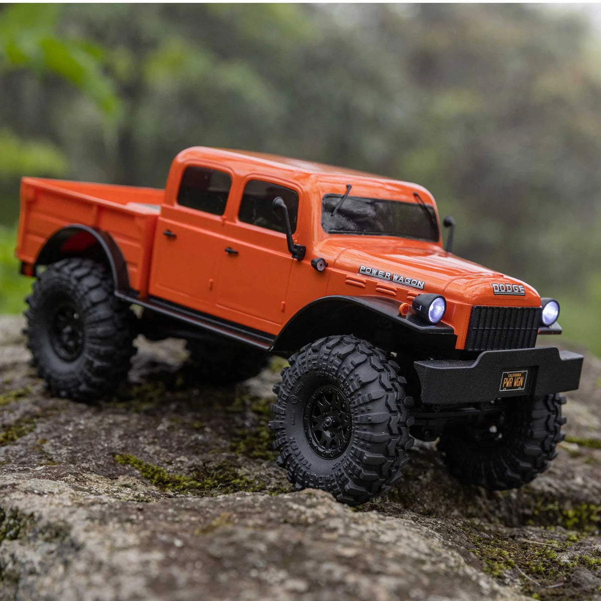 SCX24 Dodge Power Wagon 4X4 RTR Orange – Axial 1:24 RC