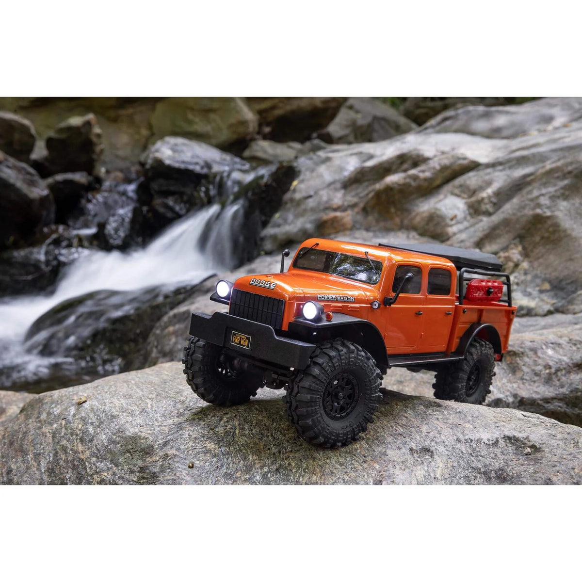 SCX24 Dodge Power Wagon 4X4 RTR Orange – Axial 1:24 RC