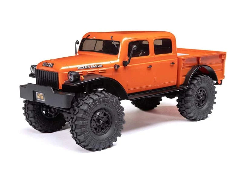 SCX24 Dodge Power Wagon 4X4 RTR Orange – Axial 1:24 RC