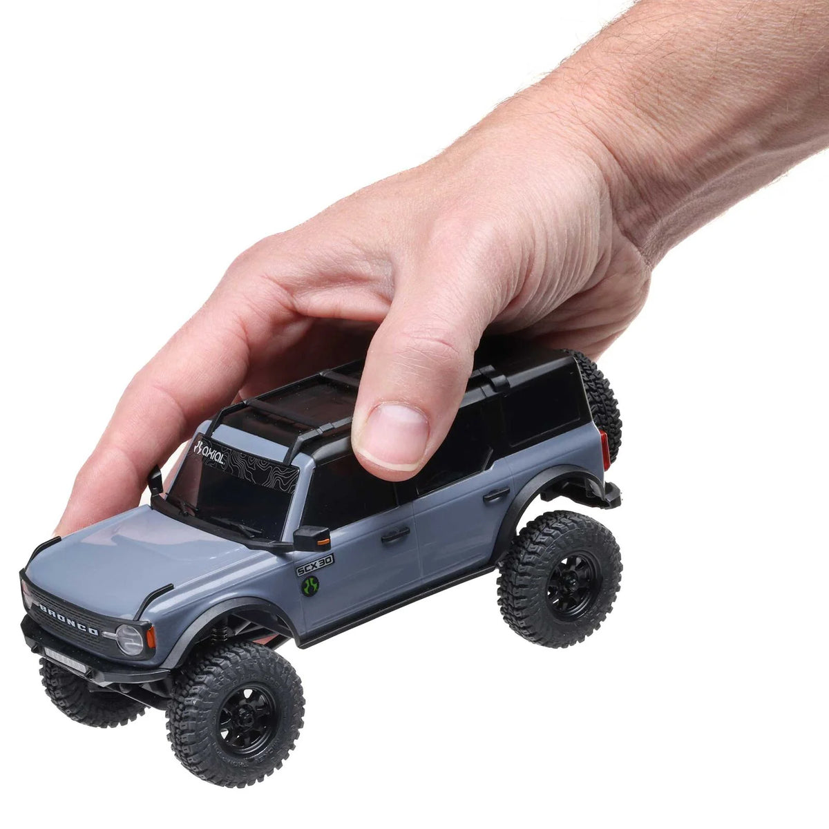 SCX30 Ford Bronco 4X4 RTR Gray – Axial 1:30 RC
