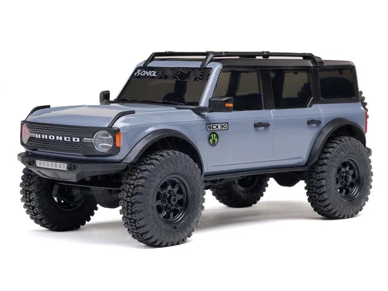 SCX30 Ford Bronco 4X4 RTR Gray – Axial 1:30 RC