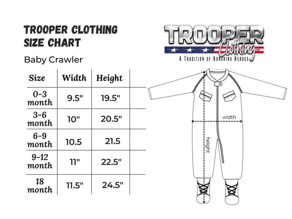Trooper Flight Suit Baby Crawler