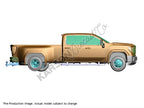 2022 GMC Sierra 3500 Denali Dually Pacific Blue Karson Exclusive 1:64 - 51704A