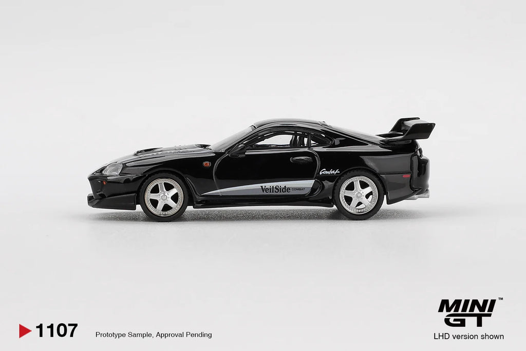 Toyota Supra VeilSide Combat V-II - Black (Mini GT) Diecast 1:64 - TSM MGT01107